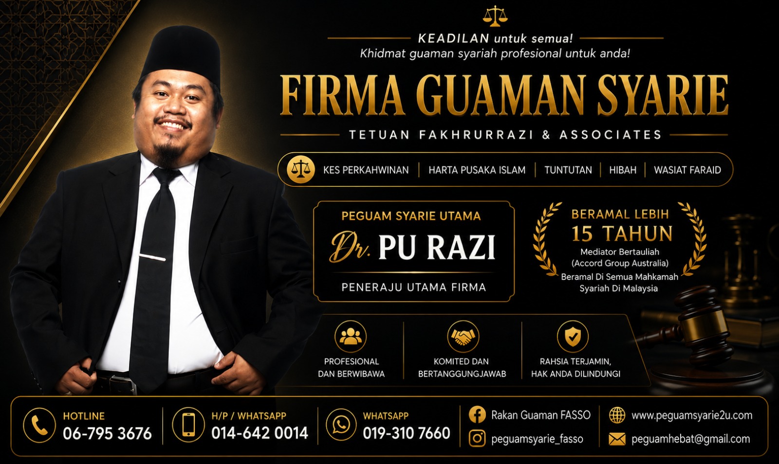 Poster utama TETUAN FAKHRURRAZI & ASSOCIATES